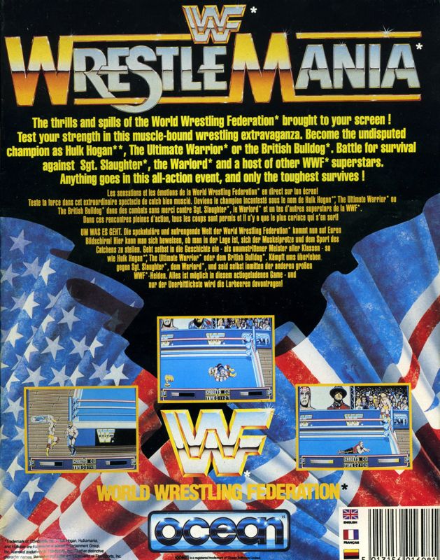 WWF Wrestlemania cover or packaging material - MobyGames