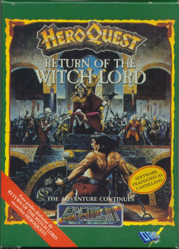 Front Cover for HeroQuest: Return of the Witch Lord (Amstrad CPC)