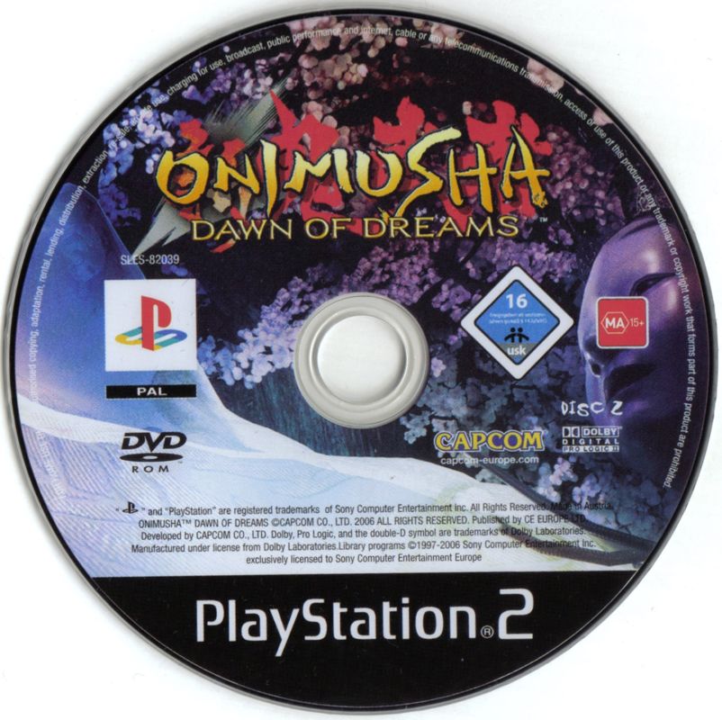 Media for Onimusha: Dawn of Dreams (PlayStation 2): Disc 2