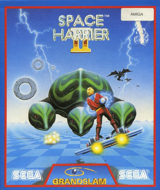 Front Cover for Space Harrier II (Amiga)