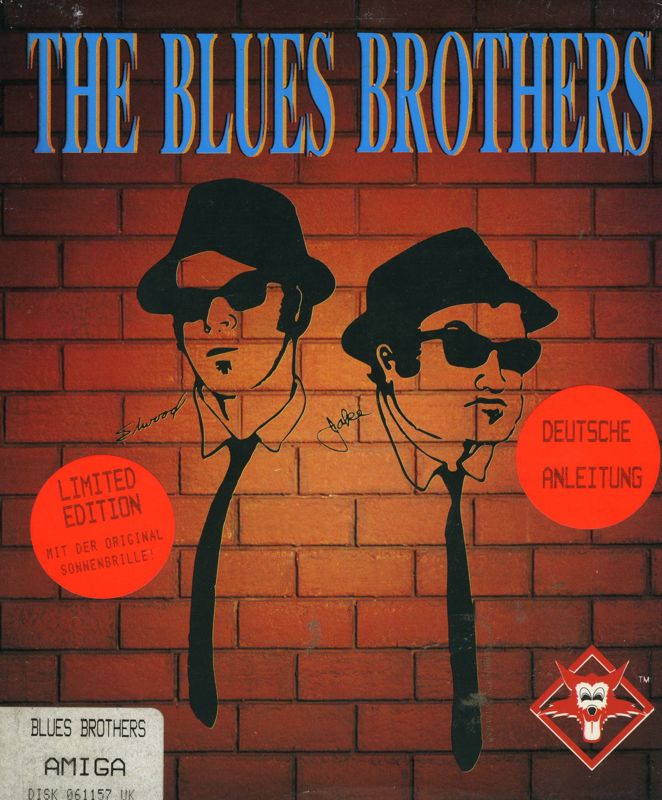 Front Cover for The Blues Brothers (Amiga) (Limited Edition with exclusive sunglasses)