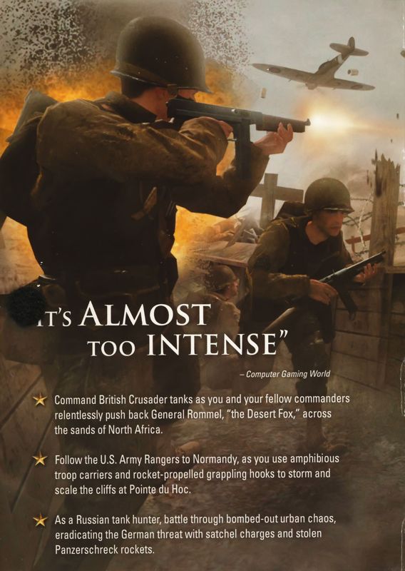 Inside Cover for Call of Duty 2 (Windows): Left Flap