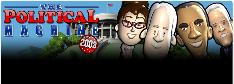 Front Cover for The Political Machine 2008 (Windows) (Impulse release)