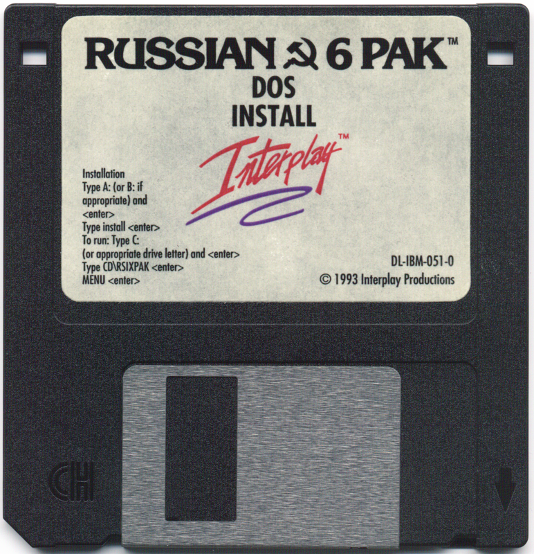 Media for Russian 6 Pak (DOS)