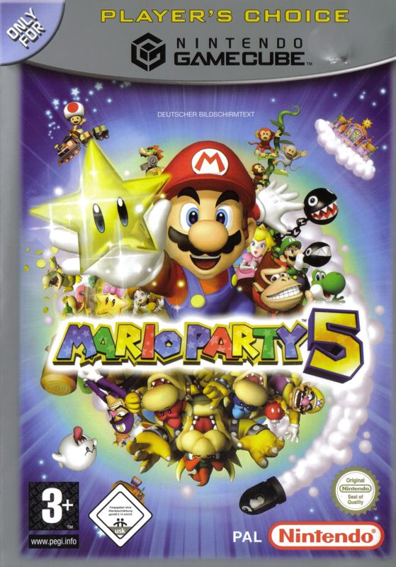 Front Cover for Mario Party 5 (GameCube) (Player's Choice)