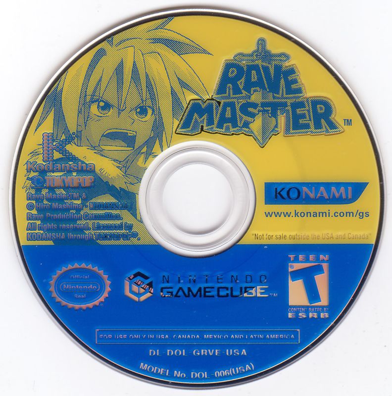 Media for Rave Master (GameCube)