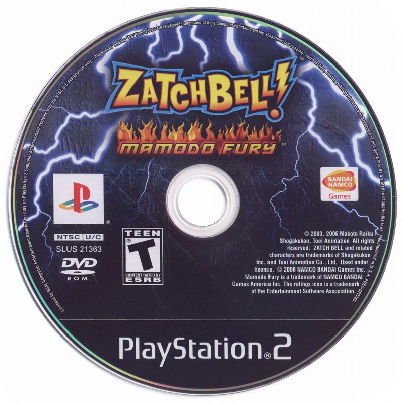 Media for Zatch Bell!: Mamodo Fury (PlayStation 2)
