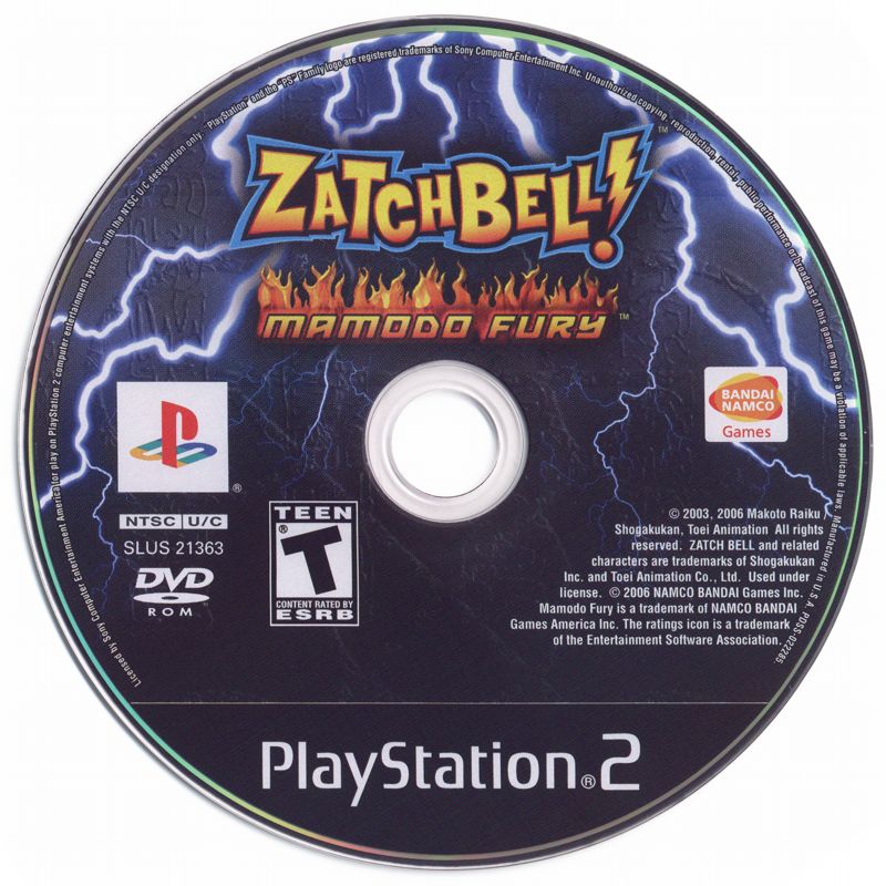 Zatch Bell Mamodo Fury Sony Playstation 2 Game