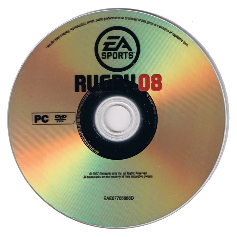 Media for Rugby 08 (Windows) (EA Classics release)