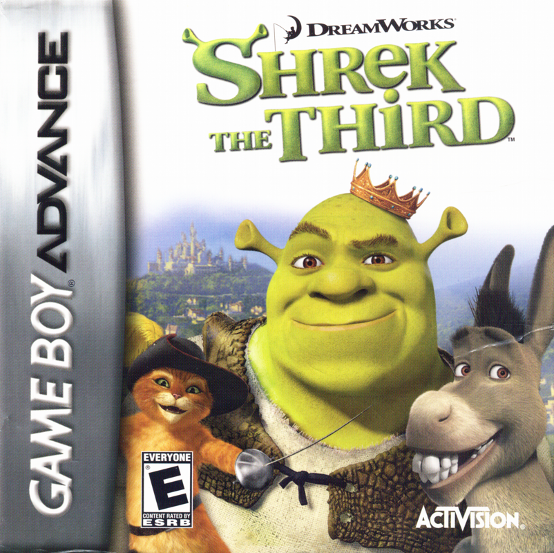 Shrek the third. Shrek третий GBA. Shrek the third game boy. Game boy Advance Shrek. Шрек 3 GBA.