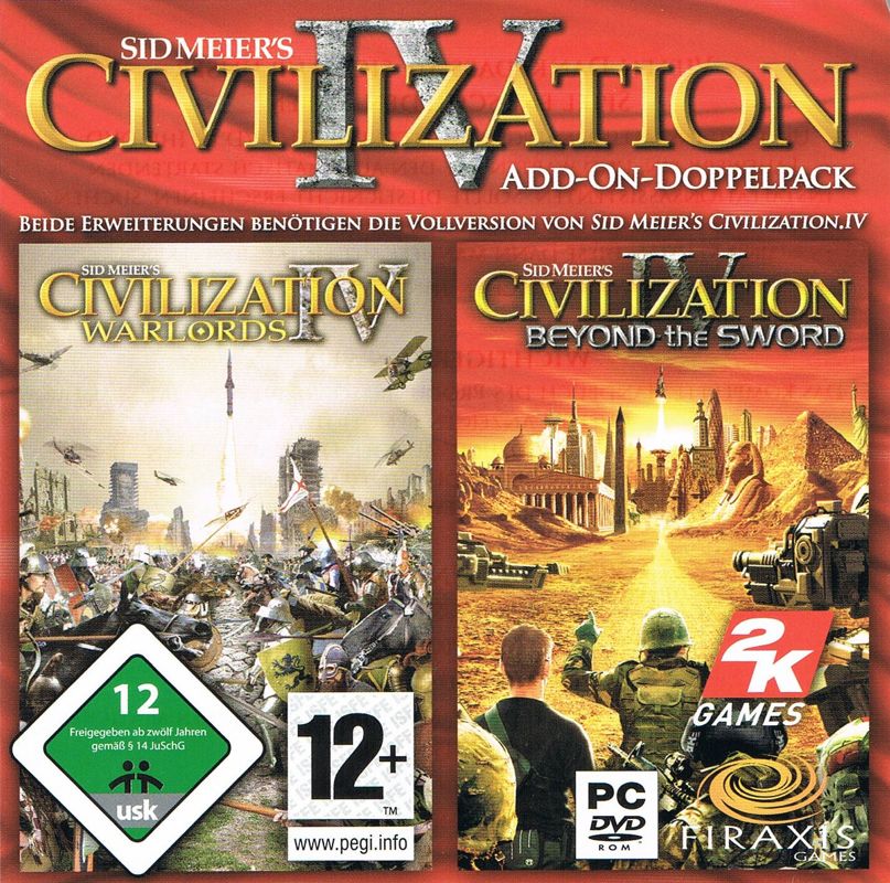 Other for Sid Meier's Civilization IV Add-On-Doppelpack (Windows): Jewel Case - Front