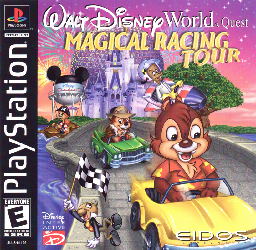 Walt Disney World Quest Magical Racing Tour ps1. • Walt Disney World Quest: Magical Racing Tour обложка. Walt Disney World Quest ps1. Disney гонки ps1. Квест игра дисней