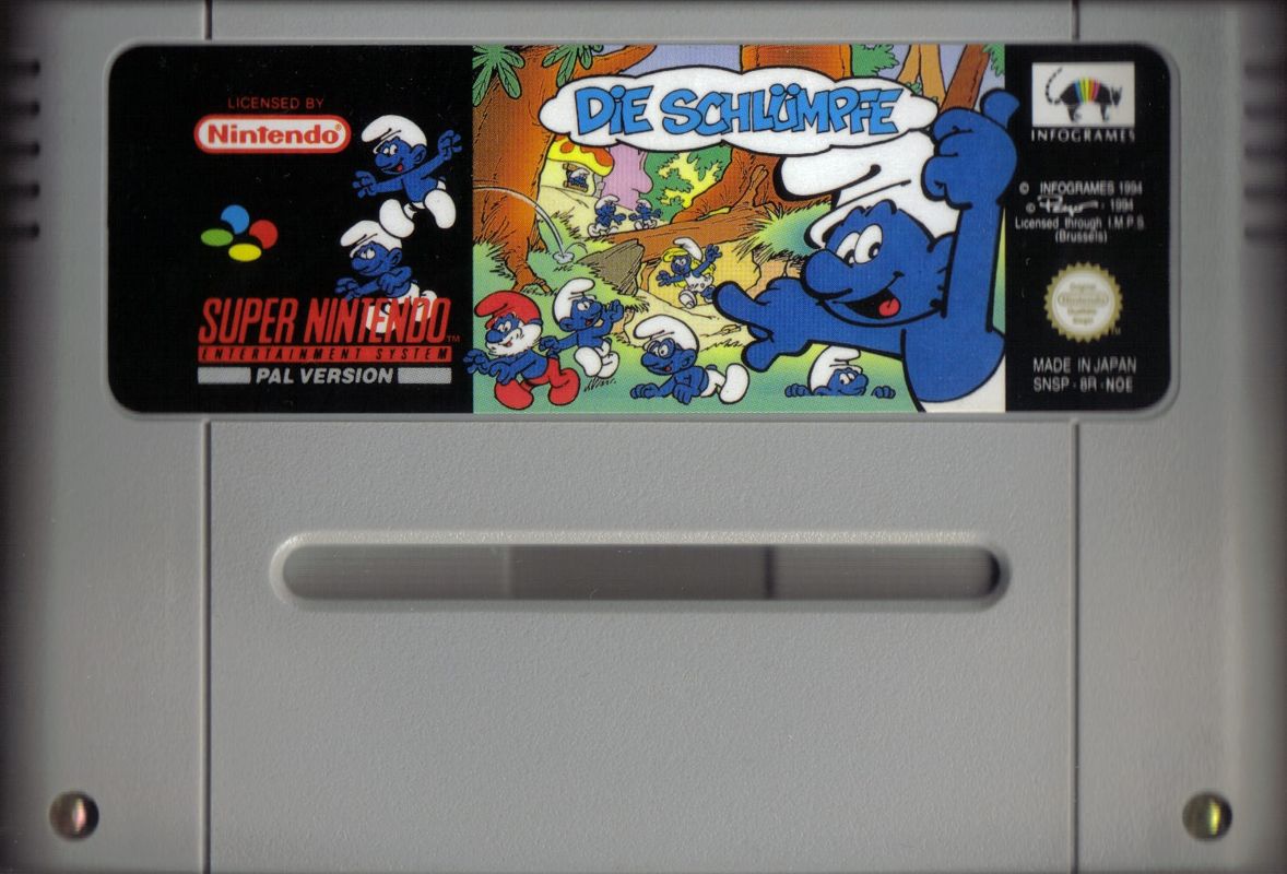 Media for The Smurfs (SNES)