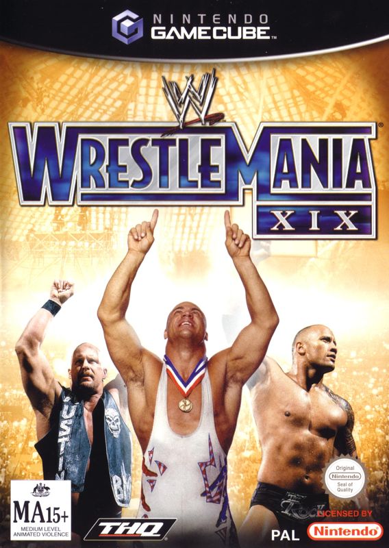 Front Cover for WWE WrestleMania XIX (GameCube)