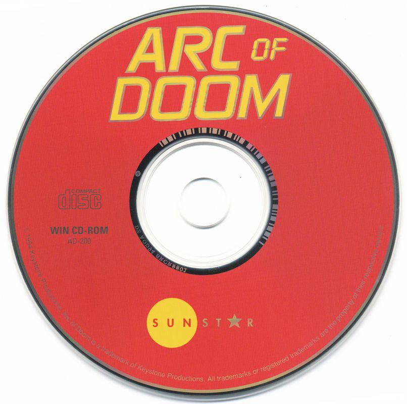 Media for Arc of Doom (Macintosh and Windows 3.x)