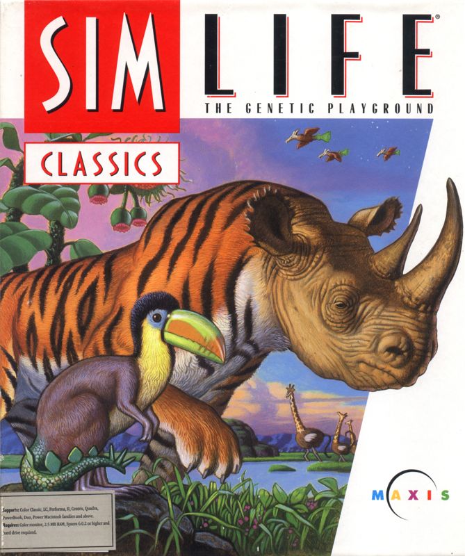 Front Cover for SimLife (Macintosh) (Classics release)