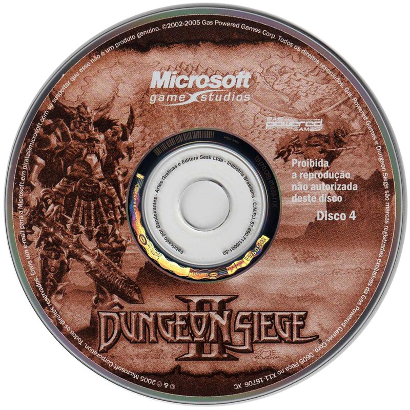 Media for Dungeon Siege II (Windows): Disc 4
