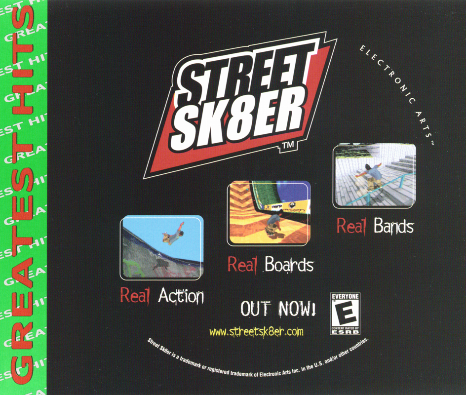 Inside Cover for Need for Speed: High Stakes (PlayStation) (Greatest Hits release)