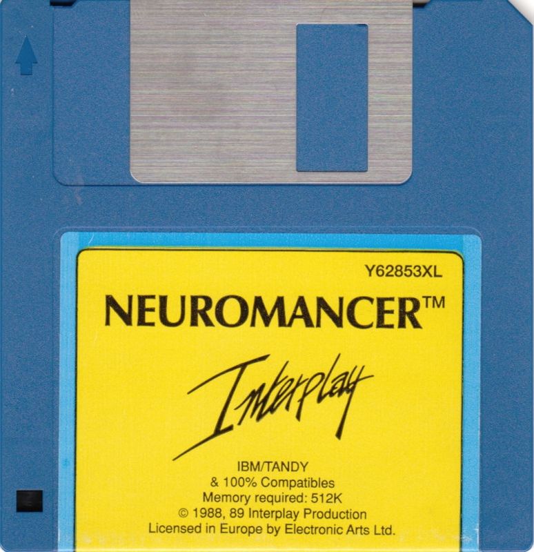 Media for Neuromancer (DOS) (3.5" Disk Release)