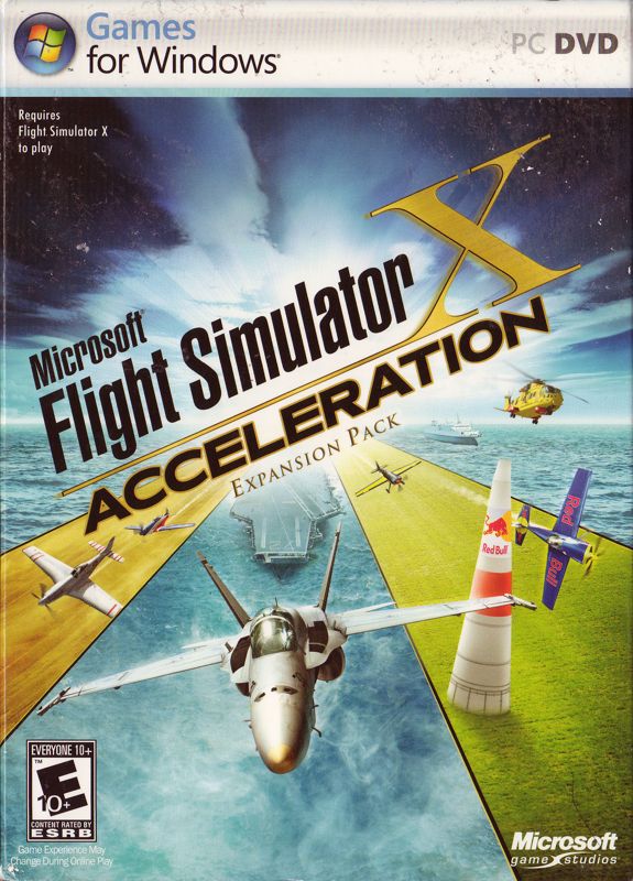 Front Cover for Microsoft Flight Simulator X: Acceleration (Windows)