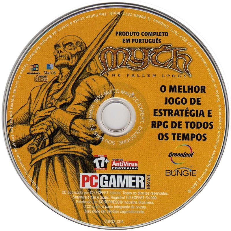Media for Myth: The Fallen Lords (Windows) (CD Expert / PC Gamer N° 32 covermount)