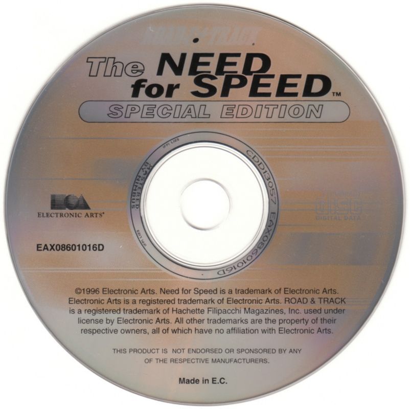 Media for The Need for Speed: Special Edition (DOS and Windows)
