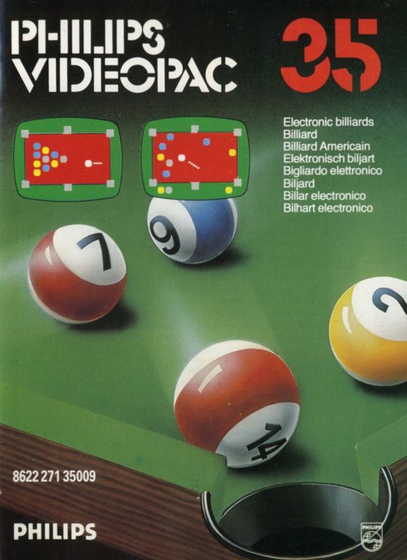 Front Cover for Pocket Billiards! (Odyssey 2)
