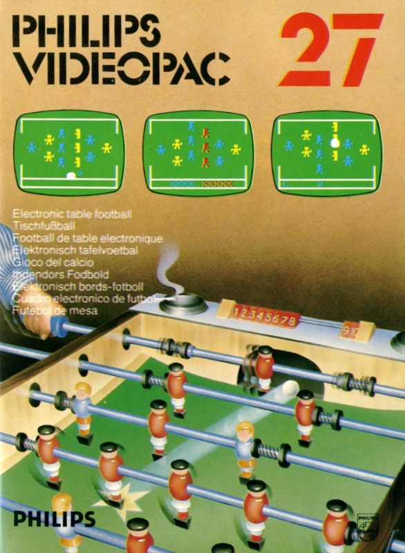 Front Cover for Electronic Table Soccer! (Odyssey 2) (N.V. Philips' Gloeilampenfabrieken (#27))
