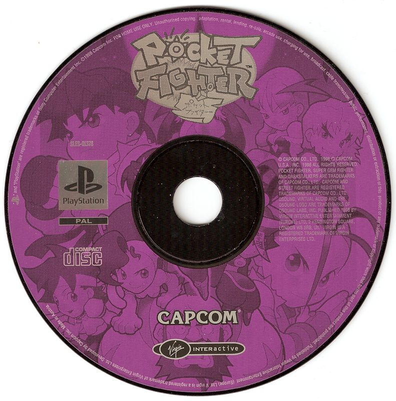 Pocket Fighter cover or packaging material MobyGames