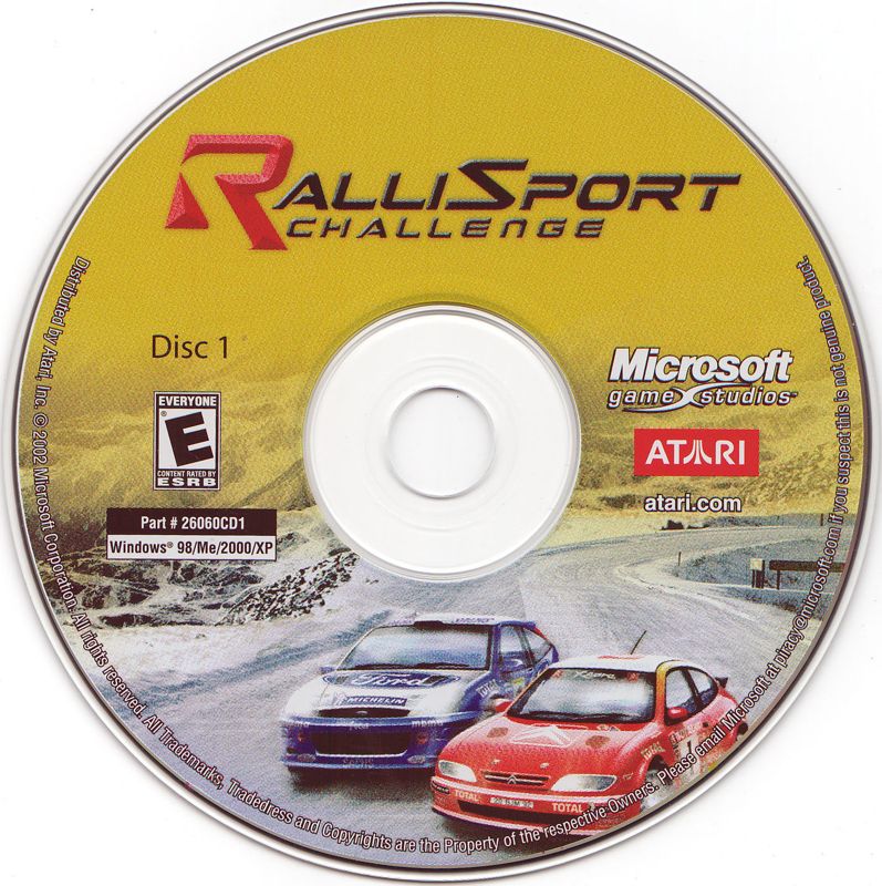 Media for RalliSport Challenge (Windows) (Atari release): Disc 1