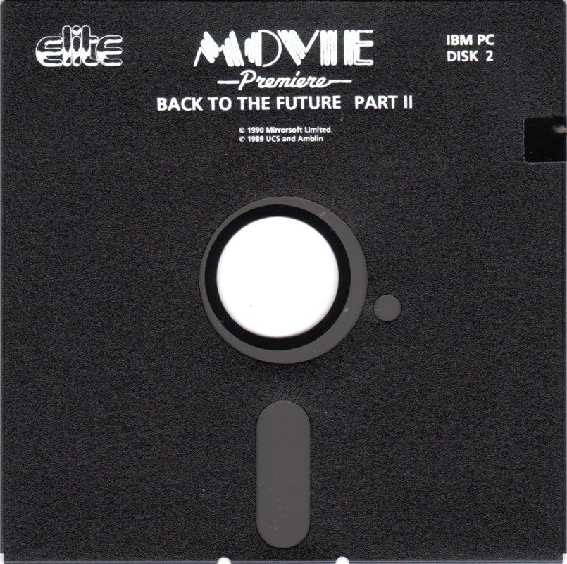 Media for Movie Premiere (DOS): Back to the Future II - Disk 2/2