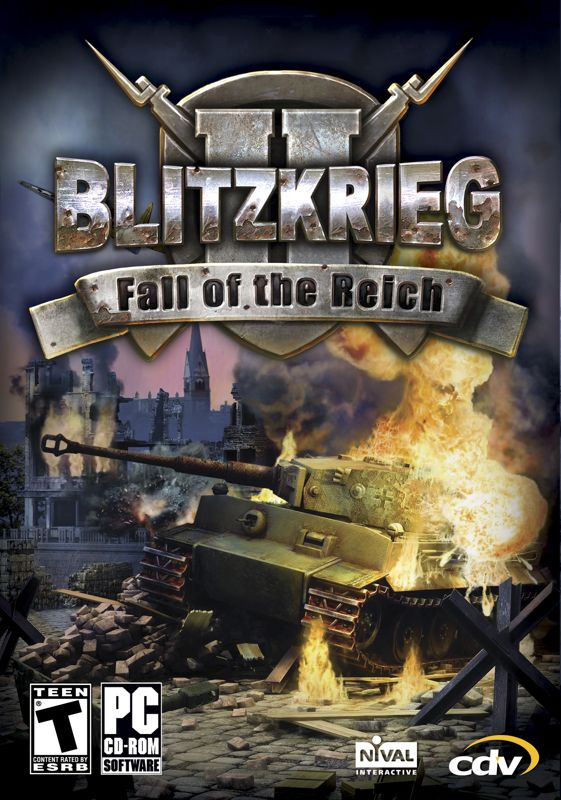 Front Cover for Blitzkrieg II: Fall of the Reich (Windows) (Promotional cover art released November 2006)