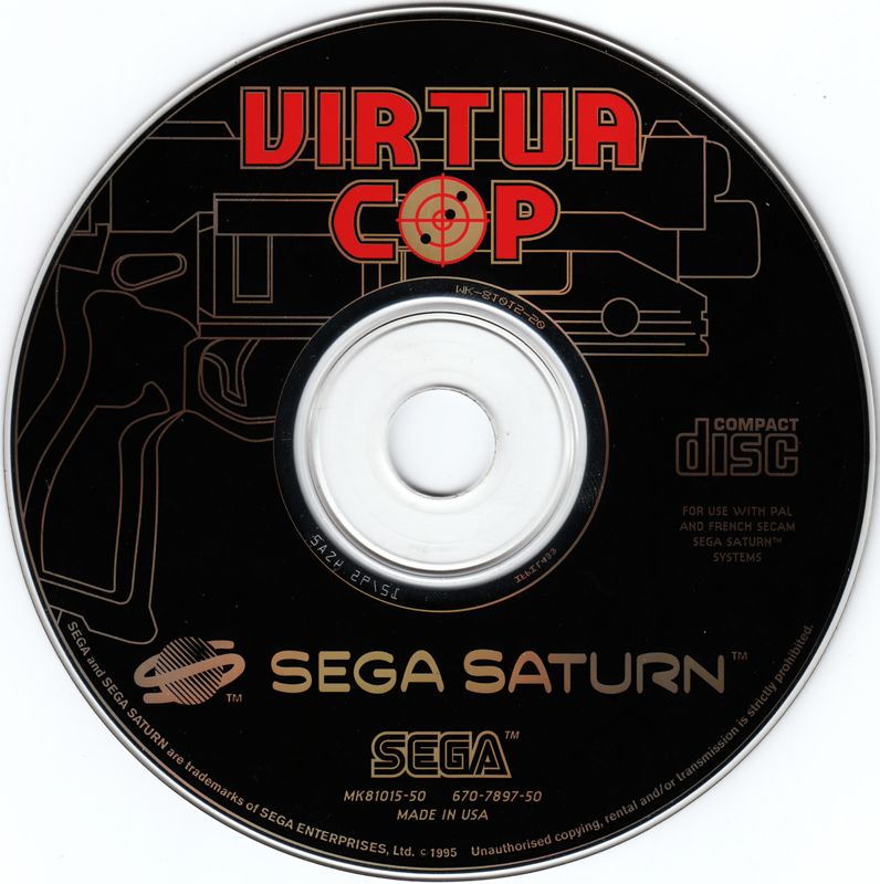 Media for Virtua Cop (SEGA Saturn)