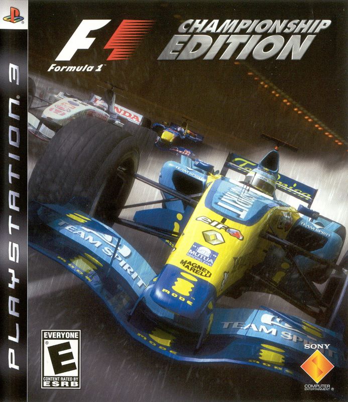 Front Cover for Formula 1: Championship Edition (PlayStation 3)