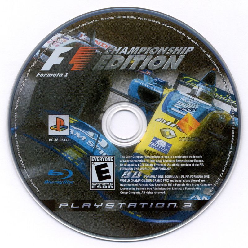 Media for Formula 1: Championship Edition (PlayStation 3)