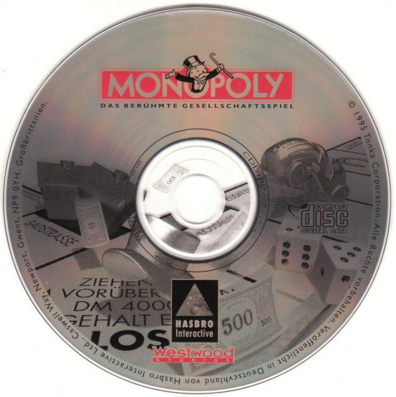 Media for Monopoly (Windows and Windows 3.x) (2001 Infogrames re-release)