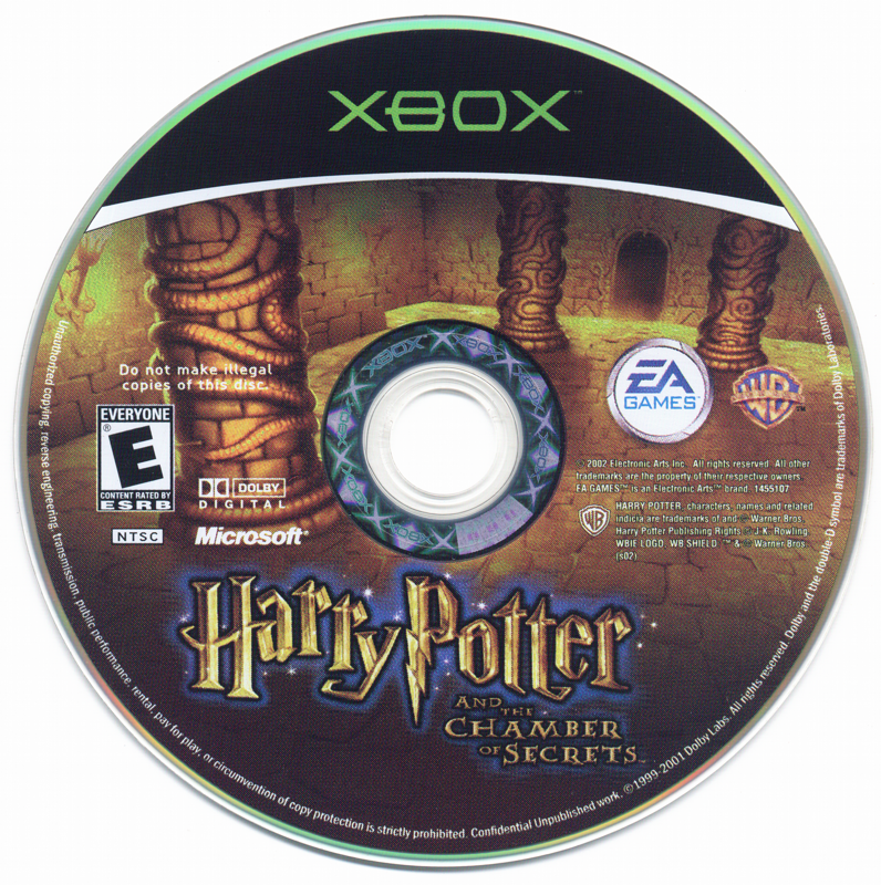 Media for Harry Potter and the Chamber of Secrets (Xbox)