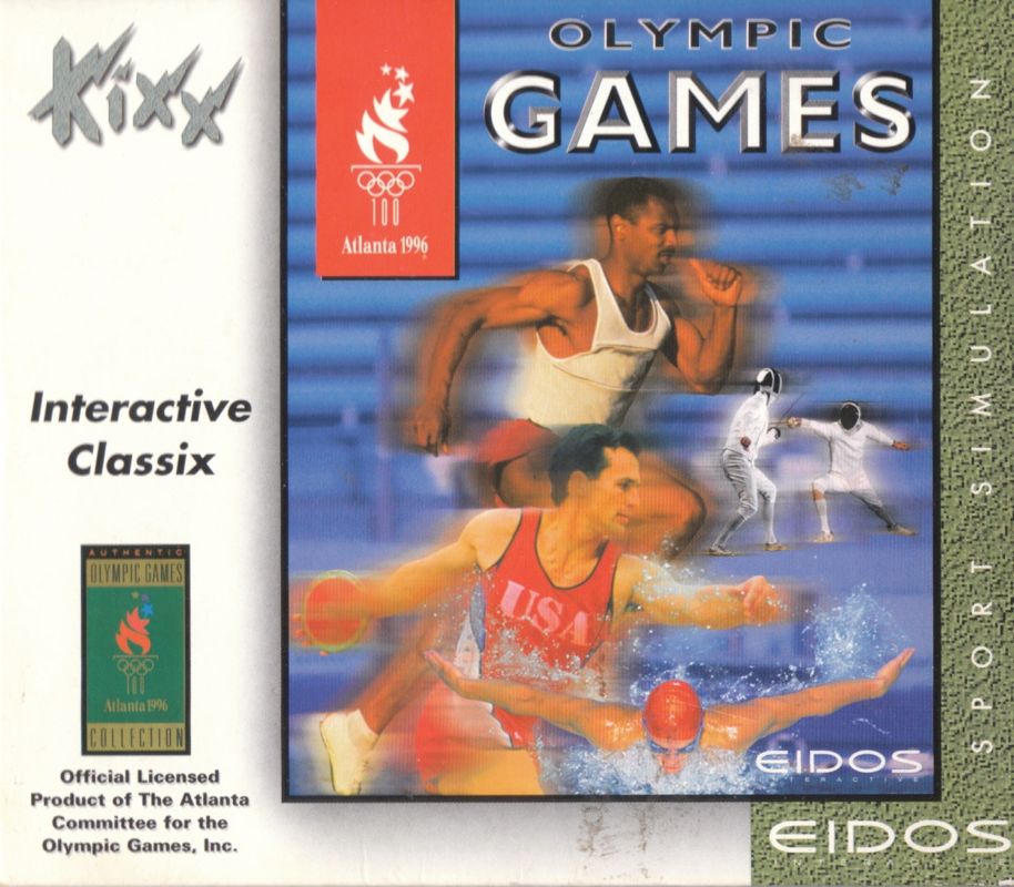 Other for Olympic Games: Atlanta 1996 (DOS) (Kixx release): DigiPak Folder - Outside Right Flap