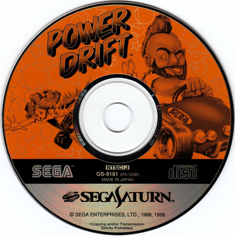 Media for Power Drift (SEGA Saturn)
