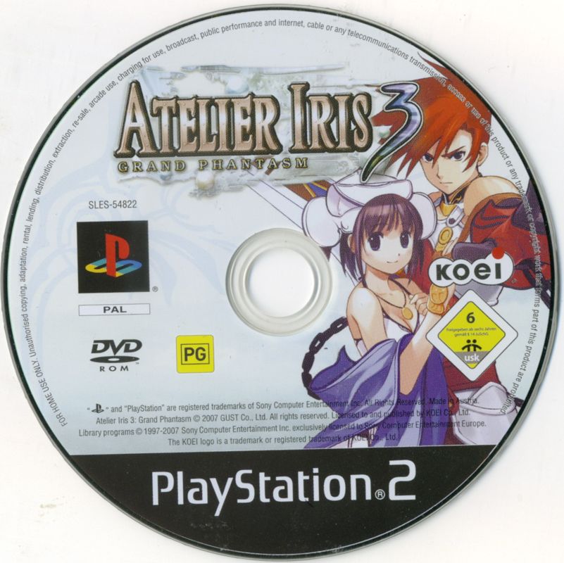 Media for Atelier Iris 3: Grand Phantasm (PlayStation 2)