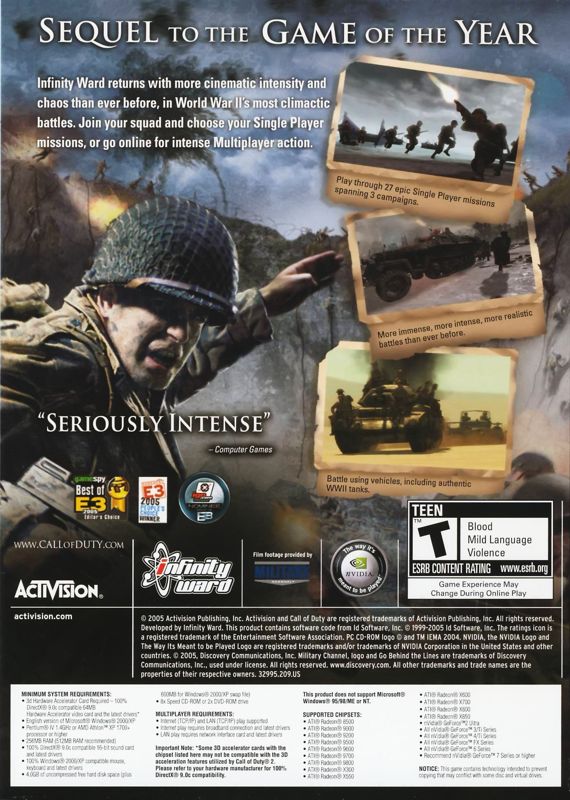 Other for Call of Duty 2 (Windows): Keep Case - Back