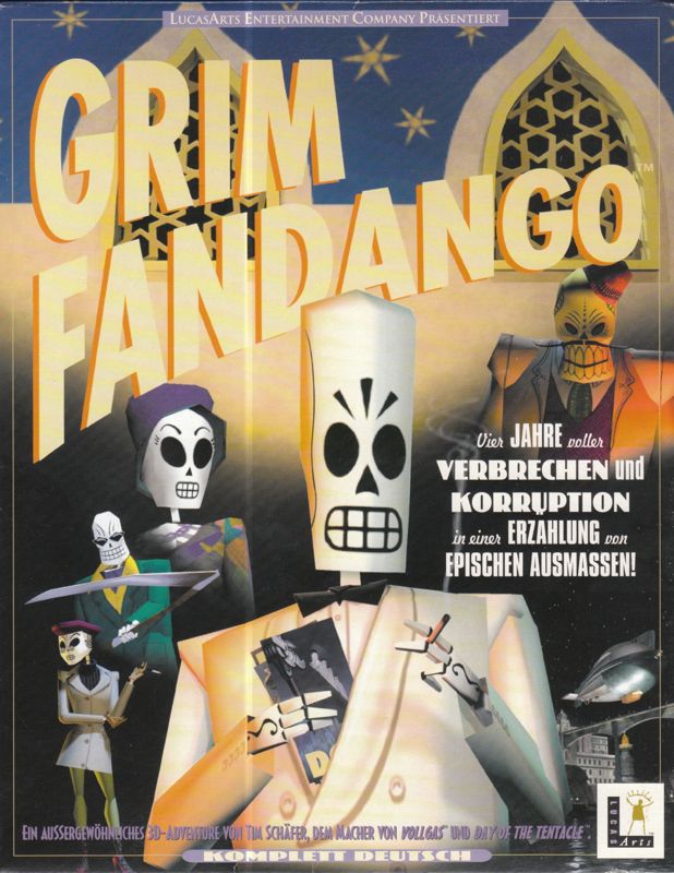 Front Cover for Grim Fandango (Windows)