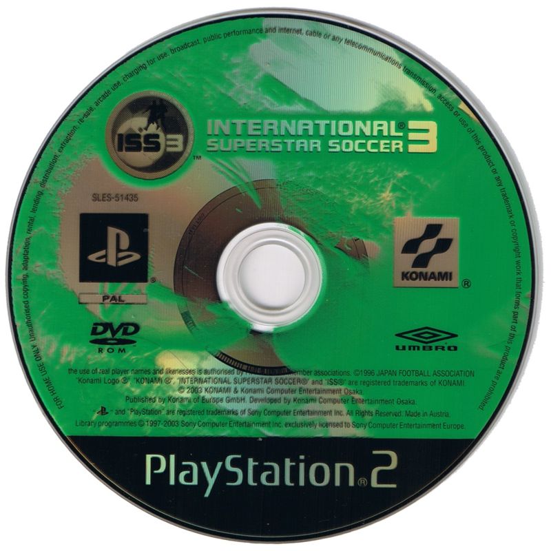 Media for International Superstar Soccer 3 (PlayStation 2)