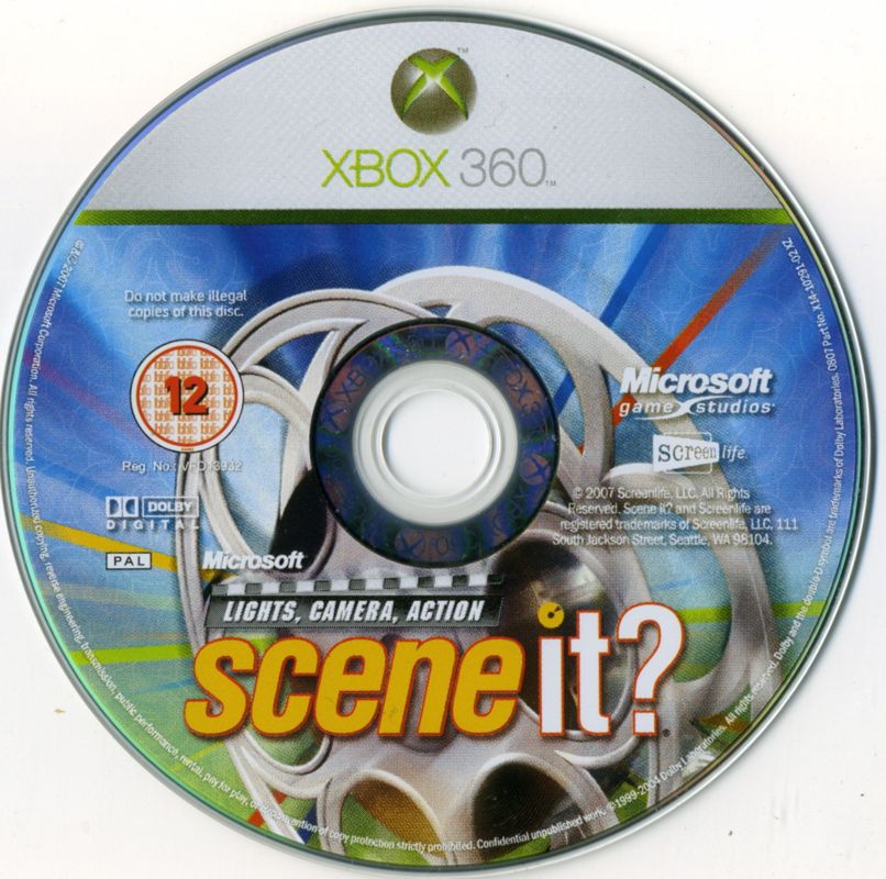Media for Scene It? Lights, Camera, Action (Xbox 360)