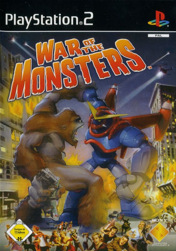 Front Cover for War of the Monsters (PlayStation 2)