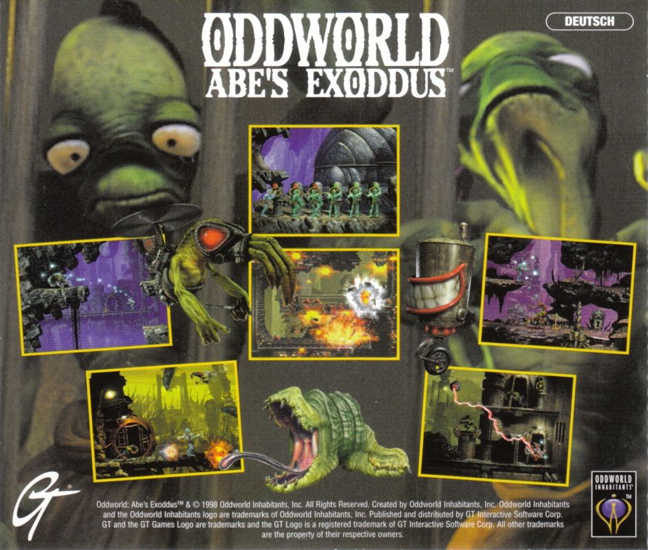 Oddworld Abes Exoddus Cover Or Packaging Material Mobygames