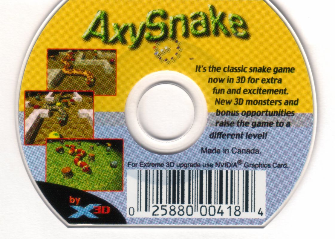 Media for AxySnake (Windows) (Mini-CD release)