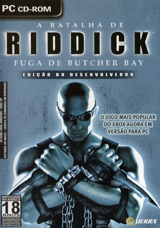 Front Cover for The Chronicles of Riddick: Escape from Butcher Bay (Windows)