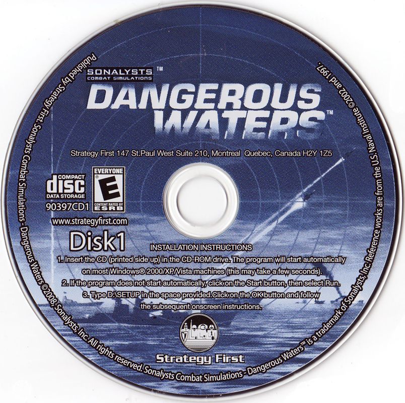 Media for Dangerous Waters (Windows): Disc 1