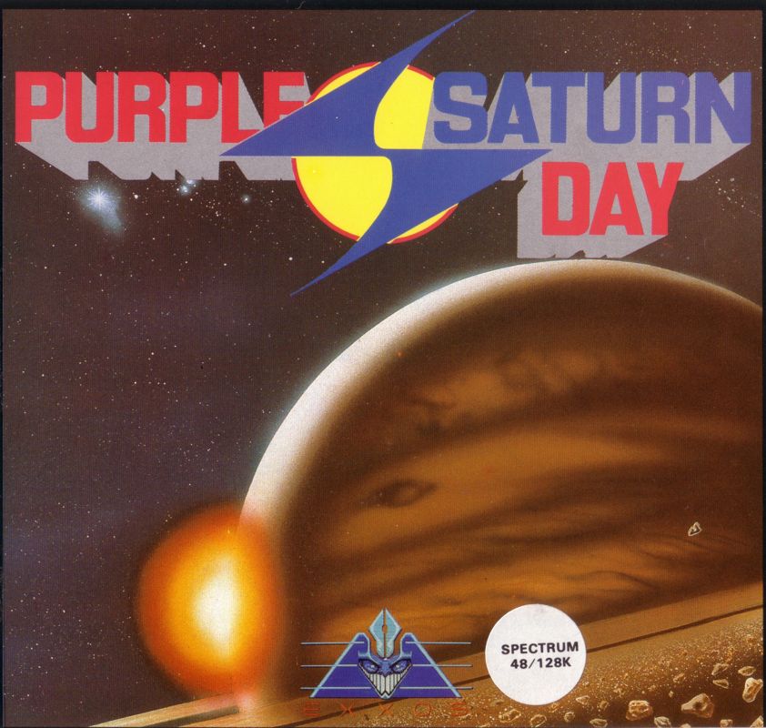 Front Cover for Purple Saturn Day (ZX Spectrum)